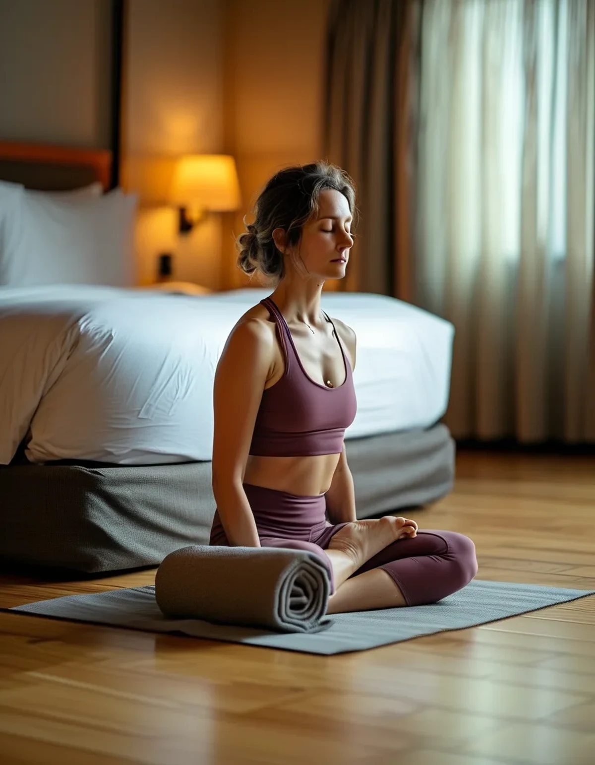 How to Keep a Yin Yoga Practice Going on the Road Without a Studio or Props